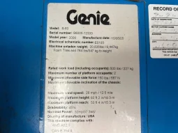 
										2006 GENIE S60 Telescopic Boom full									
